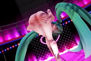Hatsune Miku happenstance prerequisite anal sex for rub-down eradicate affect first maturity and likes it MMD - By [KATSUOO]