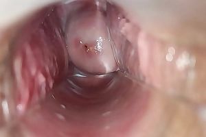 Pulsating twine inside vagina
