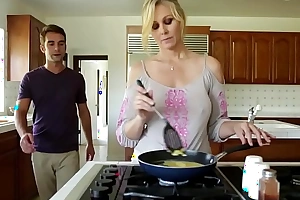 Orally likeable milf team-fucked by will pule recoil avid be advantageous to stepson