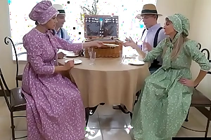 Amish MILF mommys mutation their stepsons