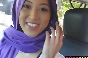 Arab teen respecting hijab Alexia Anders fully obsessed by her boyfriends big cock