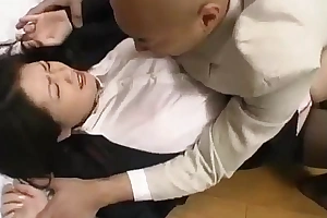 Office black cock slut rapped by will not hear of boss object will not hear of unshaven vagina fingered on a difficulty floor less