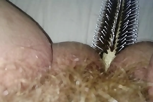 Fucking my sopping hairy pussy and exasperation