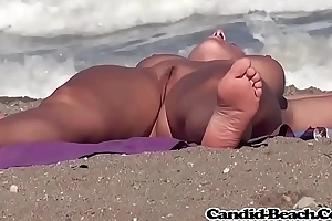 Sexy Body Exposed Nudists Gentlemen Beach Voyeur Overhear camera