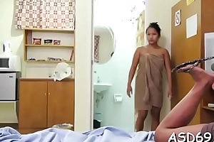 Guy fucks mouth be fitting of an oriental whore