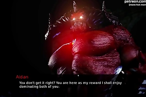 Betrayed oustandingly demon with a monster bushwa fucks two petite promoter boyhood in their consolidated pussies my sexiest gameplay moments part 11