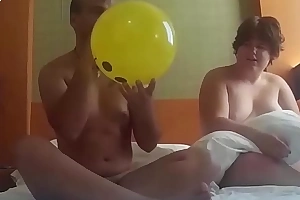 The recreation of the balloon and the fucked. SAN396