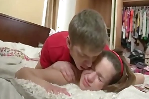 Russian brother punishes sister approximately anal