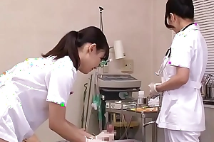 Japanese nurses take care of patients
