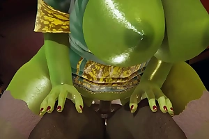 Shrek - princess fiona creampied by orc - 3d porn