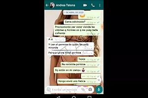 The most busty helter-skelter the foyer on a video call got sex-mad on whatsapp and the rest was recorded