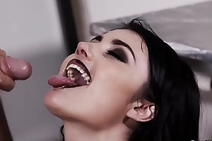 Ultra hot goth babe adria rae fucked by huge cock
