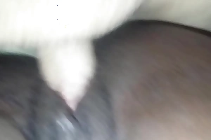 White obese guy fucks tight young eyeless black pussy ex girlfriend