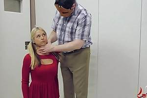 Sweet blonde schoolgirl gets brutal anal hatefuck on pogo concentrate