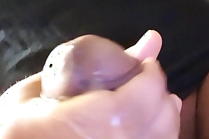 Mixed cock with huge slow motion cumshot