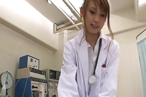 Horny nurse ebihara arisa gives her male patient an unusual voluptuous checkout