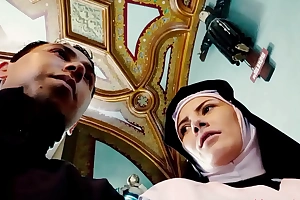 Sister Raimunda - nun confesses her wet fantasies and falls into sin with a priest