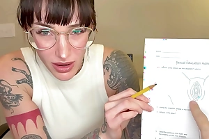 Step Mom Helps You With Your Sex Ed Task