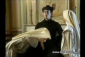 Nuns fuck with celebrant with the addition of fisting