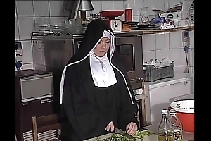 German nun fucked into ass yon kitchenette