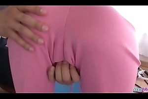 Dispirited yoga instructor close by leotard pantyhose-watch part2 in the sky oxopron.com